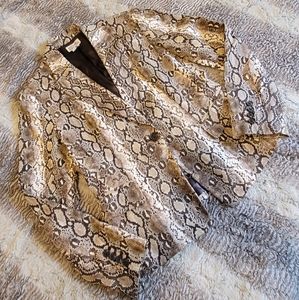 Michael Kors Snake Print Blazer